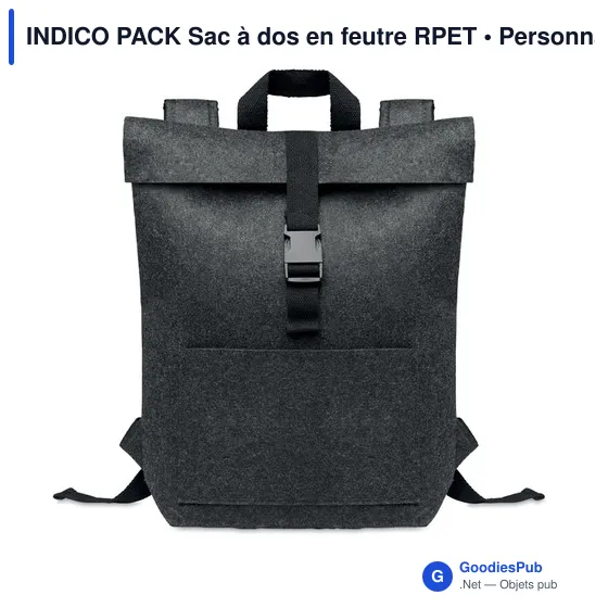 INDICO PACK Sac à dos en feutre RPET - Image 3