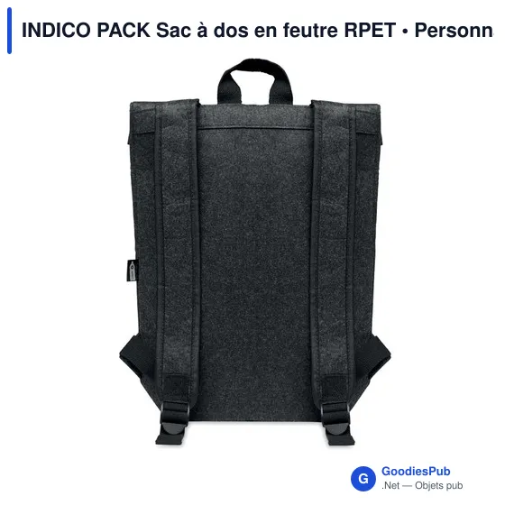 INDICO PACK Sac à dos en feutre RPET - Image 5