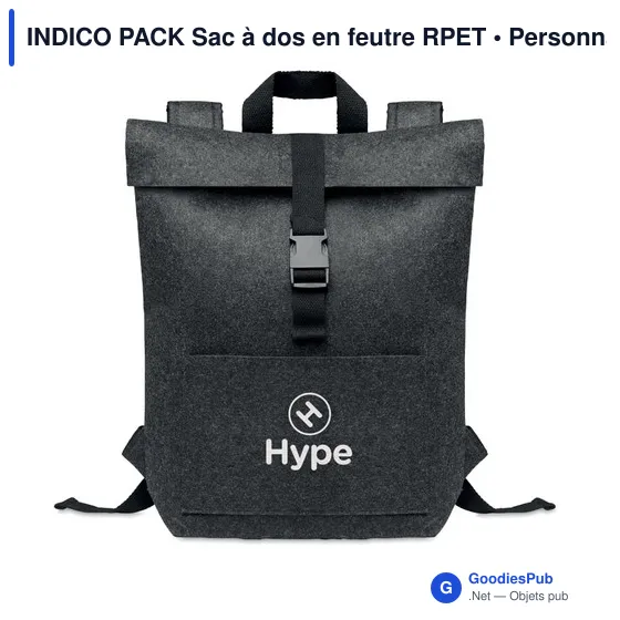 INDICO PACK Sac à dos en feutre RPET - Image 6
