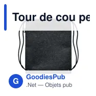 Tour de cou personnalisable avec logo pour entreprises - Miniature 2