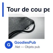 Tour de cou personnalisable avec logo pour entreprises - Miniature 4