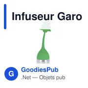 Infuseur à thé personnalisable Garox avec logo - Ustensile de cuisine - Miniature 1