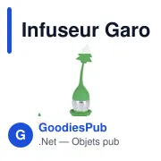 Infuseur à thé personnalisable Garox avec logo - Ustensile de cuisine - Miniature 6