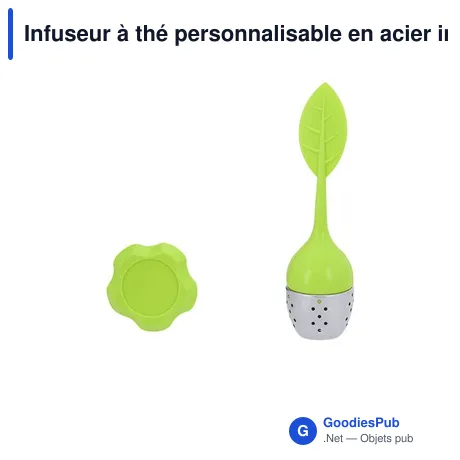 Infuseur à thé personnalisable en acier inoxydable - Infuseur Ponaravec logo