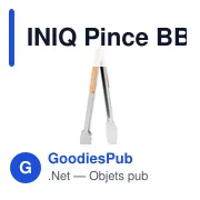INIQ Pince BBQ en acier inoxydable - Miniature 1