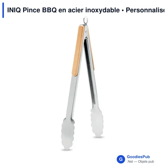 INIQ Pince BBQ en acier inoxydable - Image 1