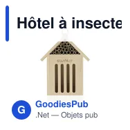 Hôtel à insectes personnalisable pour logo - Insect Inn - Miniature 2
