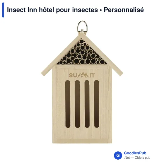 Hôtel à insectes personnalisable pour logo - Insect Inn - Image 2