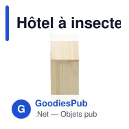Hôtel à insectes personnalisable pour logo - Insect Inn - Miniature 3