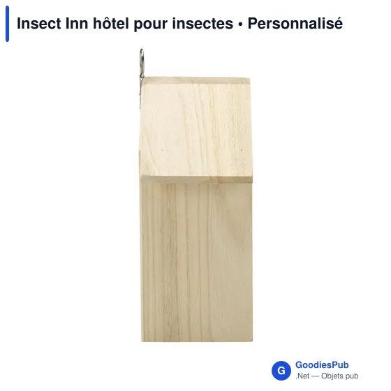 Hôtel à insectes personnalisable pour logo - Insect Inn - Image 3