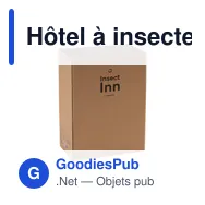 Hôtel à insectes personnalisable pour logo - Insect Inn - Miniature 4