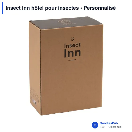 Hôtel à insectes personnalisable pour logo - Insect Inn - Image 4