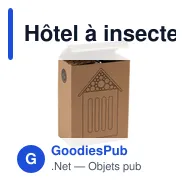 Hôtel à insectes personnalisable pour logo - Insect Inn - Miniature 5