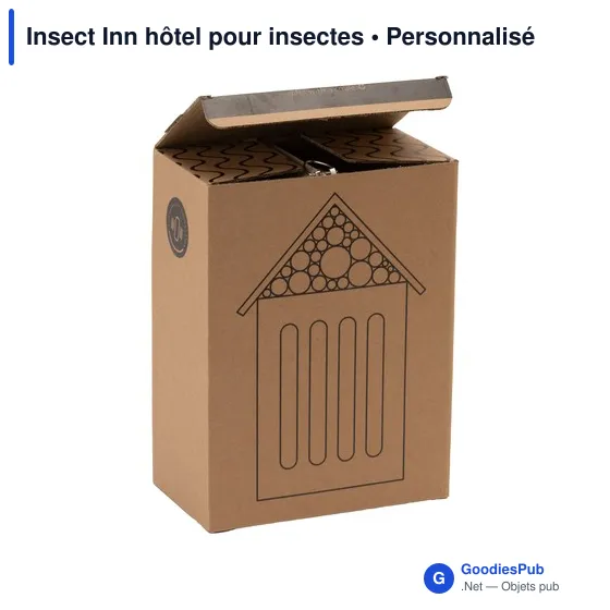 Hôtel à insectes personnalisable pour logo - Insect Inn - Image 5