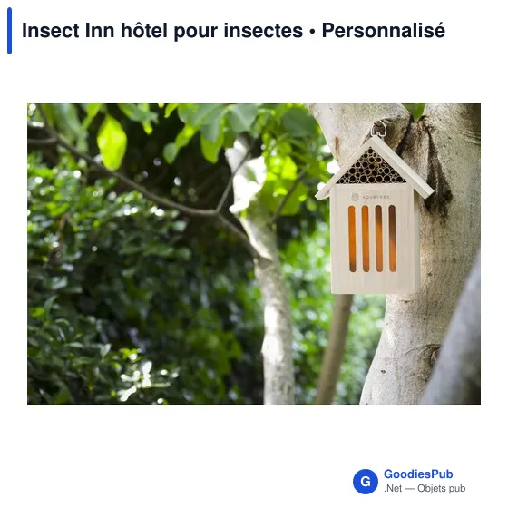 Hôtel à insectes personnalisable pour logo - Insect Inn - Image 6