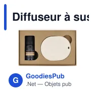 Diffuseur à suspendre personnalisable en plâtre, huile de santal - InSideOut Aroma - Miniature 2