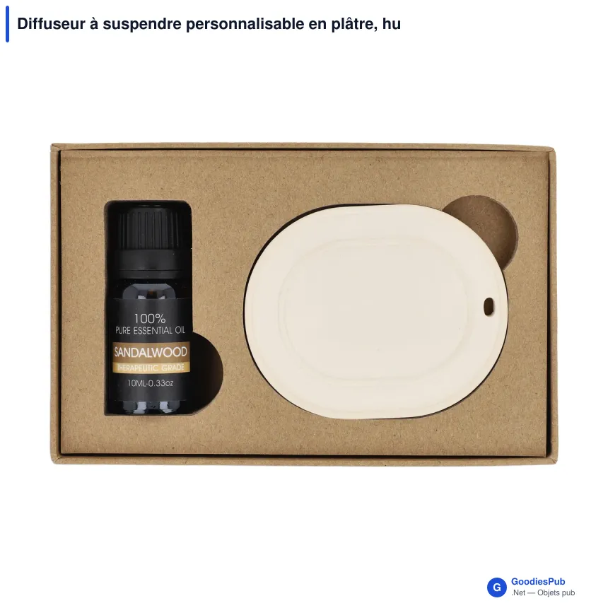 Diffuseur à suspendre personnalisable en plâtre, huile de santal - InSideOut Aroma - Image 2