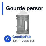 Gourde personnalisable 2,2 L en R-PETG avec logo - InSideOut Jumper - Miniature 3