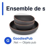 Ensemble de service 3 pièces personnalisable en R-PET avec logo - InSideOut Runa - Miniature 3