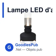 Lampe LED d'ambiance à variateur et capteur de souffle, logo - InSideOut - Miniature 3