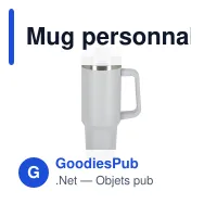 Mug personnalisable 1,2 L en inox recyclé avec logo - InSideOut Ozzy - Miniature 3