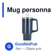 Mug personnalisable 1,2 L en inox recyclé avec logo - InSideOut Ozzy - Miniature 6