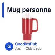 Mug personnalisable 1,2 L en inox recyclé avec logo - InSideOut Ozzy - Miniature 8