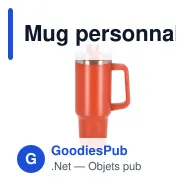 Mug personnalisable 1,2 L en inox recyclé avec logo - InSideOut Ozzy - Miniature 9