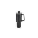 Variante Noir - Mug personnalisable 1,2 L en inox recyclé avec logo - InSideOut Ozzy