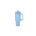 Variante Bleu clair - Mug personnalisable 1,2 L en inox recyclé avec logo - InSideOut Ozzy