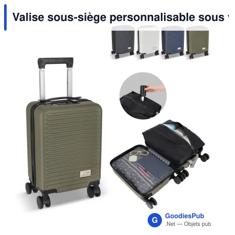 Valise sous-siège personnalisable sous vide à roues amovibles - InSideOut Nordlyft