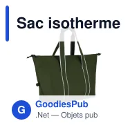 Sac isotherme personnalisable en R-PET recyclé avec logo - InSideOut Koli - Miniature 2