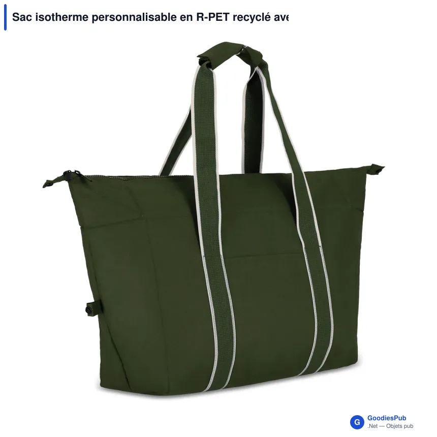 Sac isotherme personnalisable en R-PET recyclé avec logo - InSideOut Koli - Image 2