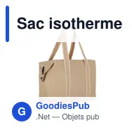 Sac isotherme personnalisable en R-PET recyclé avec logo - InSideOut Koli - Miniature 3
