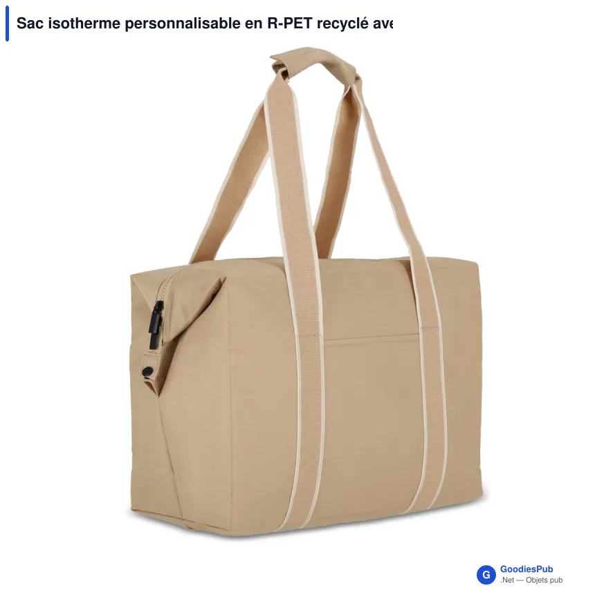 Sac isotherme personnalisable en R-PET recyclé avec logo - InSideOut Koli - Image 3