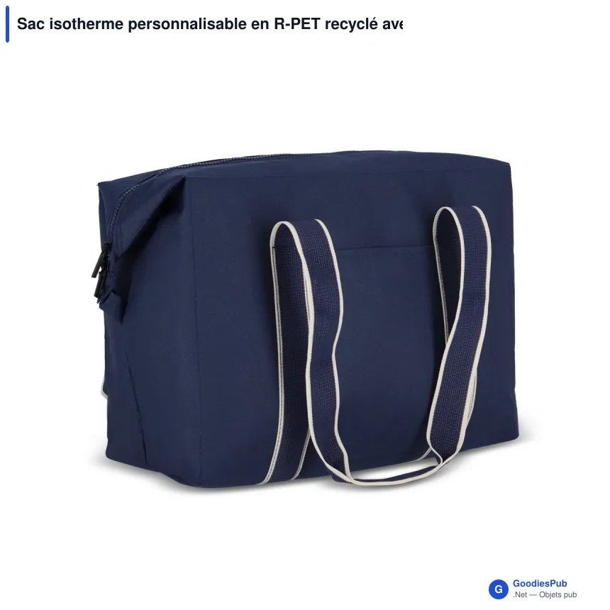 Sac isotherme personnalisable en R-PET recyclé avec logo - InSideOut Koli - Image 4