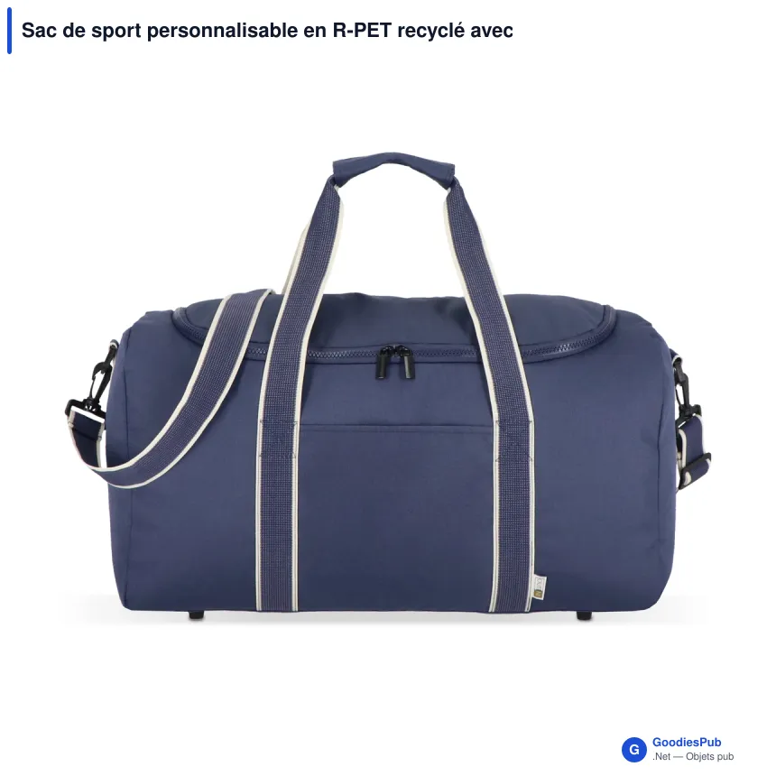 Sac de sport personnalisable en R-PET recyclé avec logo - InSideOut Koli - Image 2