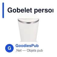 Gobelet personnalisable 280 ml en inox recyclé avec logo - InSideOut T-cup - Miniature 9