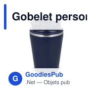 Gobelet personnalisable 280 ml en inox recyclé avec logo - InSideOut T-cup - Miniature 10