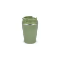 Variante Vert olive - Gobelet personnalisable 280 ml en inox recyclé avec logo - InSideOut T-cup