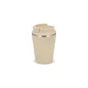 Variante Beige - Gobelet personnalisable 280 ml en inox recyclé avec logo - InSideOut T-cup