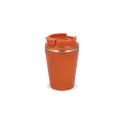Variante Orange - Gobelet personnalisable 280 ml en inox recyclé avec logo - InSideOut T-cup