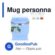 Mug personnalisable 280 ml en inox recyclé avec logo - InSideOut T-mug - Miniature 1
