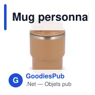 Mug personnalisable 280 ml en inox recyclé avec logo - InSideOut T-mug - Miniature 4