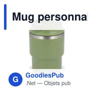 Mug personnalisable 280 ml en inox recyclé avec logo - InSideOut T-mug - Miniature 7