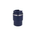 Variante Bleu foncé - Mug personnalisable 280 ml en inox recyclé avec logo - InSideOut T-mug