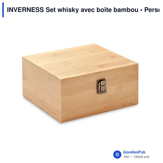 INVERNESS Set whisky avec boîte bambou - Image 6