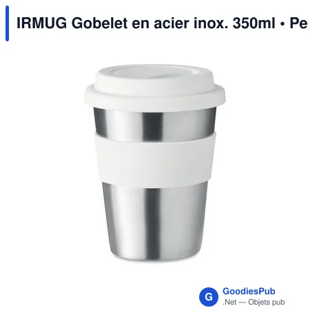 IRMUG Gobelet en acier inox. 350ml