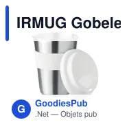 IRMUG Gobelet en acier inox. 350ml - Miniature 2
