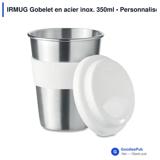 IRMUG Gobelet en acier inox. 350ml - Image 2